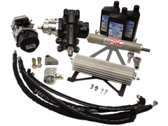 PSC Cylinder Assist™ EHPS Steering System, 2020-2024 Jeep Gladiator Diesel with 6.75" Axle Stroke and 2.0" Tie Rod