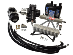 PSC Cylinder Assist™ EHPS Steering Kit for 20-2023 Jeep JT w/ Aftermarket Front Axle 7.5" Lock-to-Lock and No Tie Rod Clamp