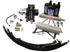 PSC Cylinder Assist™ EHPS Steering Kit for 20-2023 Jeep JL/JT 3.0 Diesel w/ Aftermarket Front Axle 7.5" Lock-to-Lock and No Tie Rod Clamp