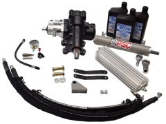 PSC Cylinder Assist™ EHPS Steering Kit for 18-2023 Jeep JL w/ Aftermarket Front Axle 8.0" Lock-to-Lock and No Tie Rod Clamp